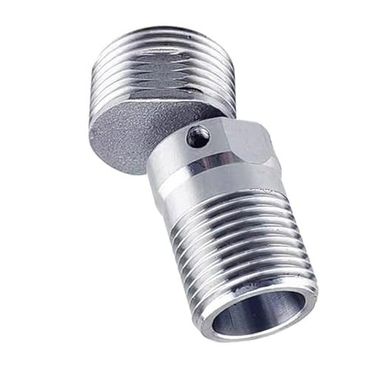 Stainless Steels Shower Tap Adapter Adjustable Angled Bents Base Telescopic Curved Feet Arm Extension Enduring Stainless Steels Tap Adapter for Kitchens and Bathrooms