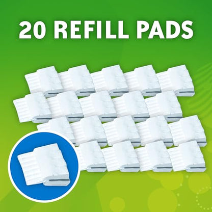 Scrubbing Bubbles Flushable Toilet Bowl Wand Cleaner Refills, Fresh Brush Cleaner Toilet Refill Pads, Removes Limescale & Odors, Citrus Scent, 20 Count (Pack of 1) - size: 20 Count (Pack of 1), style: Refill