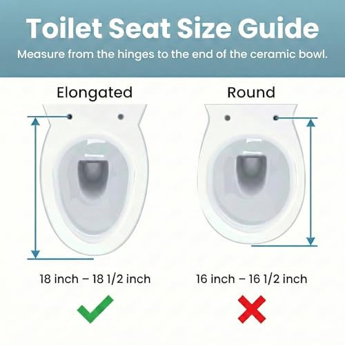 Renovators Supply Manufacturing White Plastic Soft Close Toilet Seat Elongated Slow Close Toilet Seat With Adjustable Mounting Hardware - color: White, size: Pack of 1