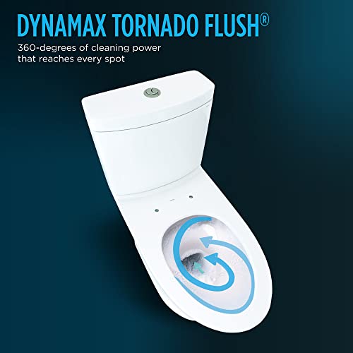 TOTO Aquia IV WASHLET+ Two-Piece Elongated Dual Flush 1.28 and 0.9 GPF Toilet with CEFIONTECT, Cotton White - MS446124CEMGN#01