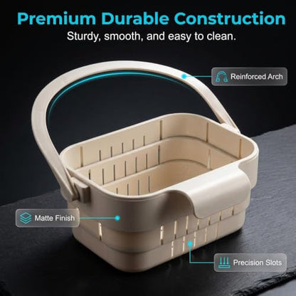 Foldable Hanging Sink Drain Basket, Kitchen Sink Strainer Basket (Green) | Space Saving Multi-functional Faucet Storage Rack Draining for Fruits Vegetables