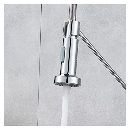 Dual Function Kitchen Sprayer Head Chrome Replace Spout Fit for Kitchen Faucet Stream Sprayer Spout Fit for Kitchen Faucet(Brushed Nickel) - color: Brushed Nickel