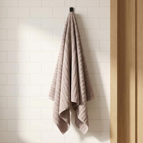 1 Pack Cotton Waffle Bath Towels, Soft & Absorbent, Quick Dry and Lightweight Shower Towel for Gym, Travel, Beach, Pool, Spa 55" x 28" Grey - color: Grey