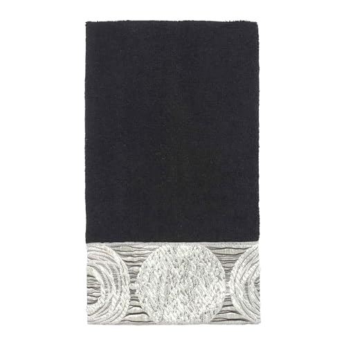 Avanti Linens - 3pc Towel Set, Soft & Absorbent Cotton Towels (Galaxy Collection, Black) - color: Black, size: 3-Piece Towels