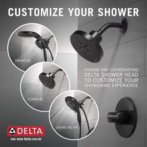 Delta Faucet T17259-LHD Trinsic 17 Series MultiChoice Shower Trim Less Showerhead (Showerhead Sold Separately), Chrome - size: (Pack of 1)