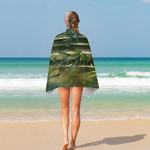 Tree Bamboo Soft Absorbent Bath Towel,Hand Towel Oversized Bathroom Essential,Gym Towels for Body,Sport,Yoga,SPA,Fitness130x80cm - size: 130x80cm
