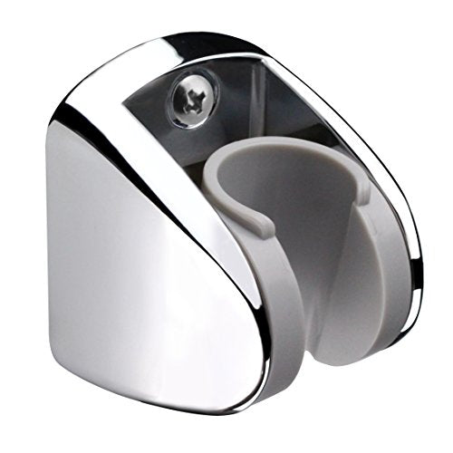 YOO.MEE Wall Mount Shower Bracket, Wide Angle Adjustment, Screw Fix, Chrome | For handheld shower head, large height adjustable, fits any shower space, mounting screws and wall anchors included