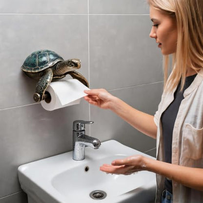 Ocean Guardians Toilet Paper Holder Series, Funny Toilet Paper Holder, Toilet Paper Roll Holder Wall Mounted, Toilet Paper Roll Holder with Phone Shelf Tissue Holder for Bathroom Washroom, Octopus - color: Octopus