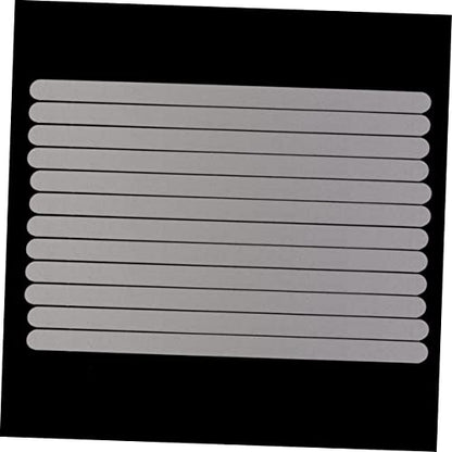 ABOOFAN 24pcs Transparent Slip Bath Safety Strips Stickers for Bathtubs Showers Stairs and Floors Non Slip Traction for Bathroom Use - size: 24 pcs
