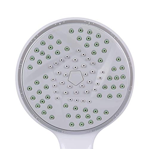 Carex Handheld Shower Head with Extra Long 84" Flexible Hose and Convenient Pause Function - Watersense Certified Handheld Shower Head with Hose with Oversized Spray Head - White