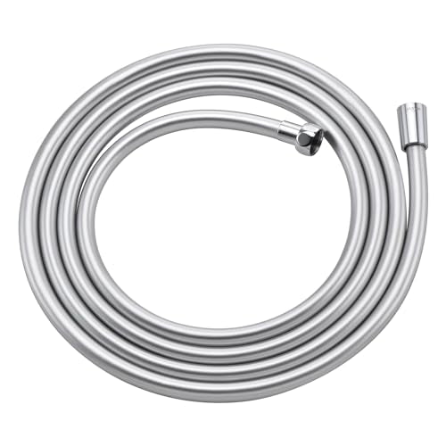 119 Inches PVC Shower Hose Extra Long Silver | Rv Shower Hose Showerhead Hose For RV, Showerhead, Sprayer, Bidet, Pet Cleaning,10 ft Hand Held Shower Hoses Replacement - color: Silver, size: 119 In