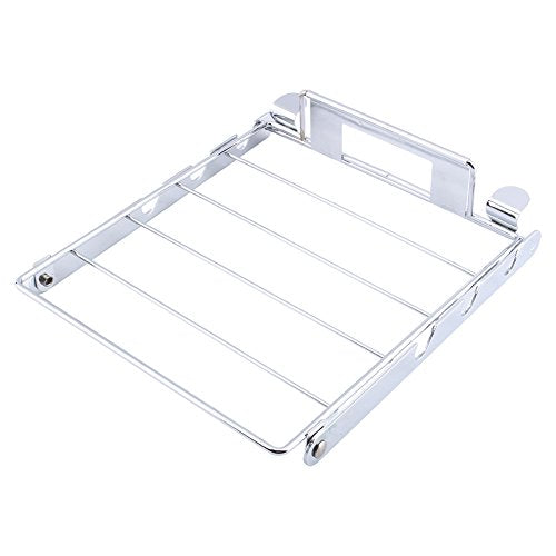 GOTOTOP Stainless Steel Bathtub Caddy Tray with Wine Glass Holder, Adjustable Over Bath Tub Rack, Removable Book Holder