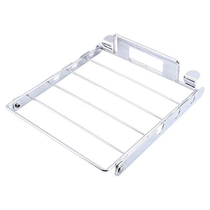 GOTOTOP Stainless Steel Bathtub Caddy Tray with Wine Glass Holder, Adjustable Over Bath Tub Rack, Removable Book Holder