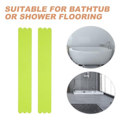 24pcs Anti Slip Bath Tub Strips with No Residue Pe Material Non Slip Shower Floor Mat for Safe Bath and Bathroom Decor