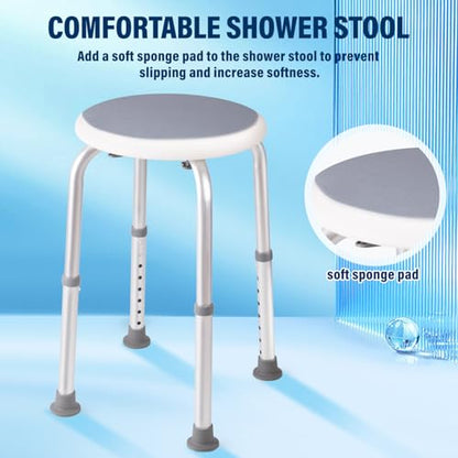 FSA/HSA tub Chairs for bathtubs,Adjustable Bath Seat, Compliant Bathroom Bathtub Shower Chair Stool for Elderly and Disabled, Shower Chair for Inside Shower