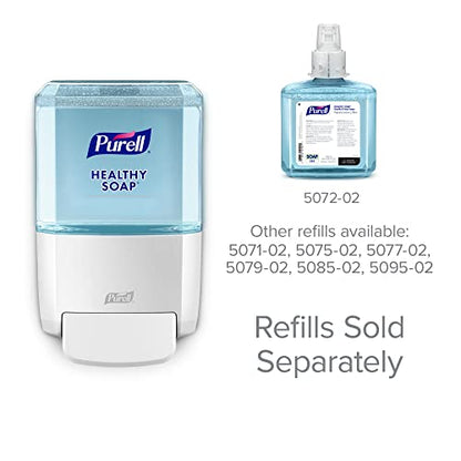 PURELL ES4 Manual Wall-Mounted Hand Soap Dispenser, White, Compatible with 1200 mL PURELL Brand Healthy SOAP Refills (Pack of 3) - 5030-01 - Manufactured by GOJO, Inc. - size: Pack of 3