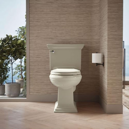 KOHLER 4639-RL-47 Cachet ReadyLatch Round Toilet Seat Soft Close, Almond - color: Almond, size: Round