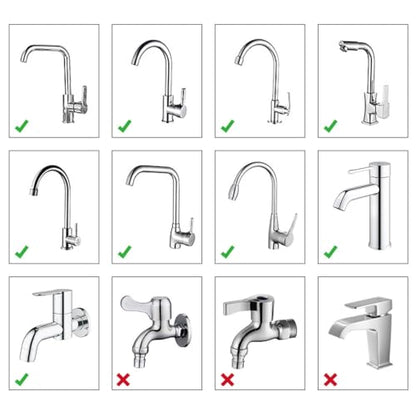 Kitchen Faucet Spray Head, Solid Brass and Stainless Steel, 360 Degree Rotatable Aerator – 3 Flow Mode Adjustable, High Pressure Booster, Anti-Splash, Water Saving Faucet Sink (All copper) - style: all copper