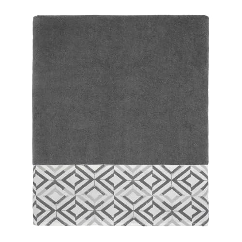 Avanti Linens - Bath Towel, Soft & Absorbent Cotton (Harlow Collection, Nickel) - color: Nickel, size: Bath Towel
