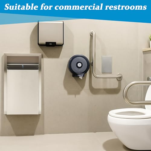 Maxdot 12 Gallon Recessed Waste Receptacle Stainless Steel Commercial Trash Can with Lock Wall Mounted Trash Can for High Traffic Areas Commercial Restrooms