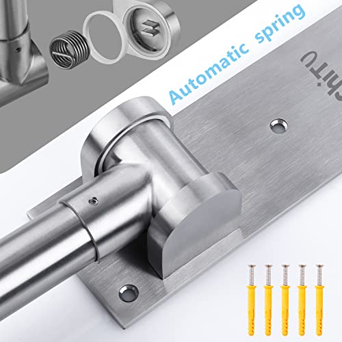 29.5 INCH Toilet Grab Bar Stainless Steel Handicap Rails Grab Bars Bathroom Support for Elderly Bariatric Disabled Commode Safety Hand Railing Guard Frame Shower Assist Aid Handrails Hand Grips - size: 29.5 Inches without Paper Holder