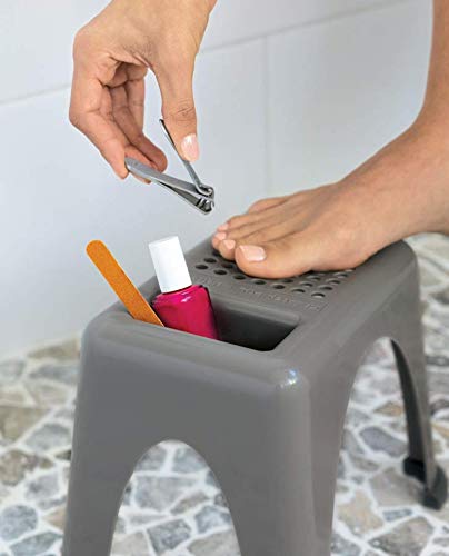 Easy Reach Foot Rest for Shower & Pedicures – Non-Slip Shaving Stool