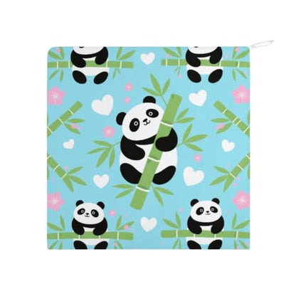 Panda Bamboo, Quick Dry Hand Towel with Hanging Loop for Gym | Absorbent Microfiber Bathroom Towel, Fast Drying Kitchen Towel, Soft Wash Cloth for Pool Bath Shower Fitness Travel, 12 Inch - size: 1PCS