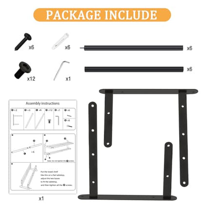 Double Towel Racks for Bathroom, Towel Shelf with Double Towel Bar 32 inch, Towel Rack with Shelf for Bathroom, Stainless Steel Towel Holder Wall Mounted, Towel Storage for Bathroom Lavatory Black - size: 32 Inch