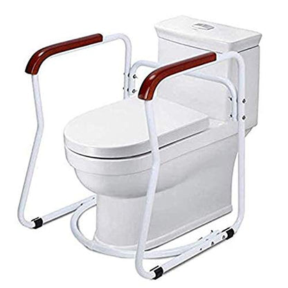 Toilet Safety Frame Toilet Surrounding Rail Offers Support, Free Standing Toilet Frame, Ideal for Eldery, Handicapped, and Disabled Aid