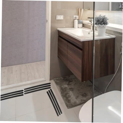 24PCS Anti-Slip Bathtub Stickers Self-Adhesive PEVA Non-Skid Tapes for Boys and Girls Waterproof Safety Floor Strips for Bathroom and Stairs