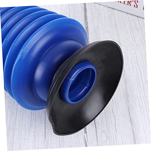 ULTECHNOVO High Pressure Toilet Plunger Professional Bellows Accordion Design for Removal Portable Bathroom Accessory Blue Ergonomic Grip for Comfortable Use