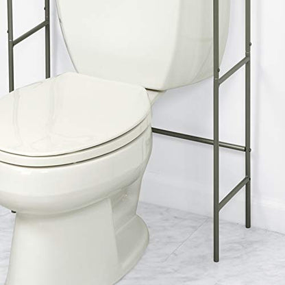 Zenna Home 2265NN Slat Style Bathroom Space Saver, Satin Nickel - style: Spacesaver