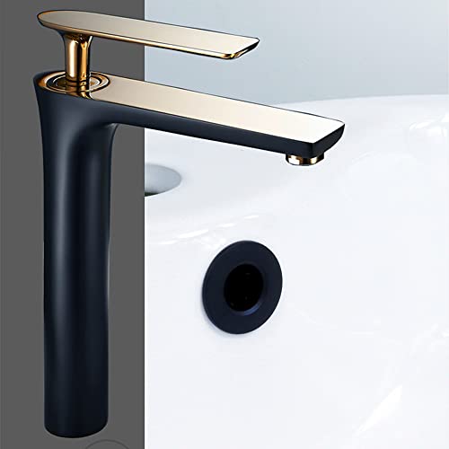 2Pcs Sink Overflow Ring Matte Black Bathroom Basin Trim Cover Caps | Brass, Round Drain Cover, Hole Insert Ring, Kitchen Bath Sink Parts - color: Matte Black
