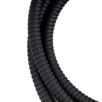 60-inch Extra Long Shower Hose Replacement, 304 Stainless Steel Long Hand Held Shower Hose With Brass Fitting (60inch, Black) - color: Black, size: 60inches