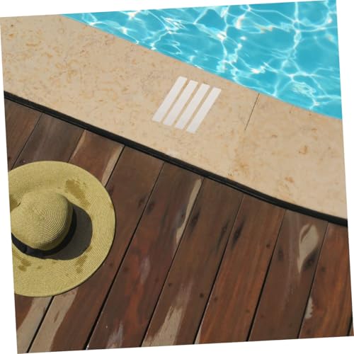 LIFKOME 5pcs Slip Shower Stickers Self Adhesive Tape Strips with Scraper for Bathtubs and Stairs Non Fade Non Skid Grip for Safety and Slip Prevention