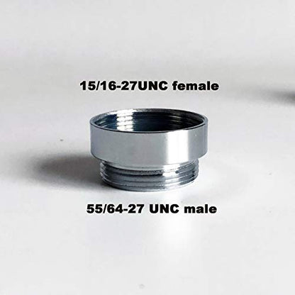 Faucet Aerator adapter - 15/16 Female to 55/64 Male Convertor