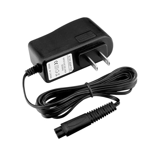 2-Prong 9V AC/DC Adapter Compatible with LABIGO LA2 LA3 Pro KS-2629 KS-2639 7.4V 2500mAh Electric Bathroom Spin Scrubber Cordless Shower Cleaning Brush Power Supply Charger PSU