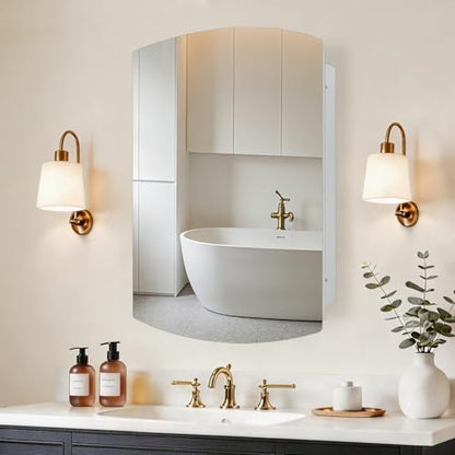22x30 inch Medicine Cabinet Frameless Bathroom Mirror Cabinet Recess or Surface Mounted Medicine Cabinet with Mirror Cabinet for Bathroom Living Room Toilet Kitchen - size: CM1015-2230