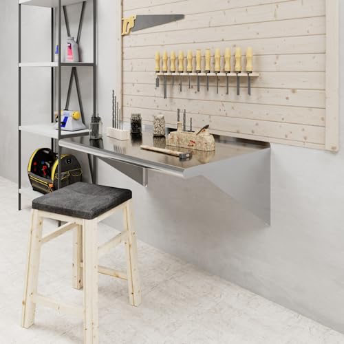 AmGood 24 in. x 36 in. Stainless Steel Wall Shelf | NSF | Metal Shelving | Garage, Laundry, Storage, Utility Room | Restaurant, Commercial Kitchen - size: 24 in. x 36 in.