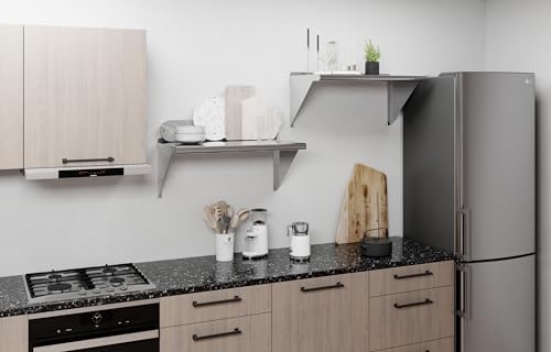 AmGood 30" Long X 16" Deep Stainless Steel Wall Shelf | NSF Certified | Appliance & Equipment Metal Shelving | Kitchen, Restaurant, Garage, Laundry, Utility Room - size: 30" Long X 16" Deep