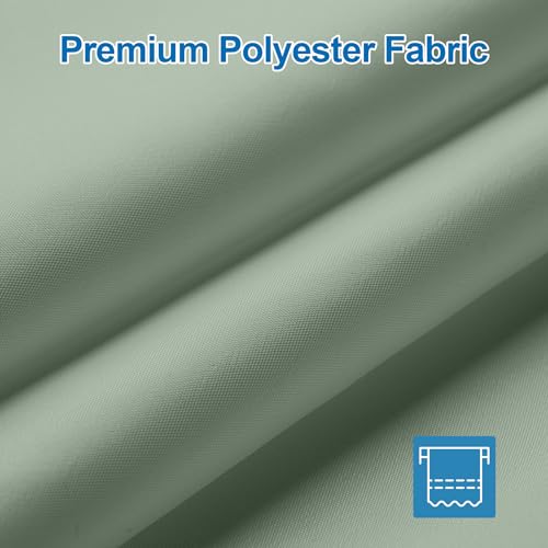 Sage Green Shower Liner Cloth Waterproof, Soft Sage Green Shower Curtain Liner Fabric with Weighted Stones, Washable Shower Curtain and Liner 2-in-1, 12 Grommet Holes, 72 x 72 Inches - color: Sage Green, size: 72"W x 72"L (Pack of 1)