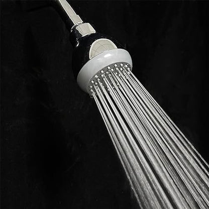 3" High Pressure Shower Head, Powerful Pressure Boosting Rain Showerhead, with Adjustable Swivel Brass Ball Joint for Relaxing and Comfortable Shower Experience (Chrome)