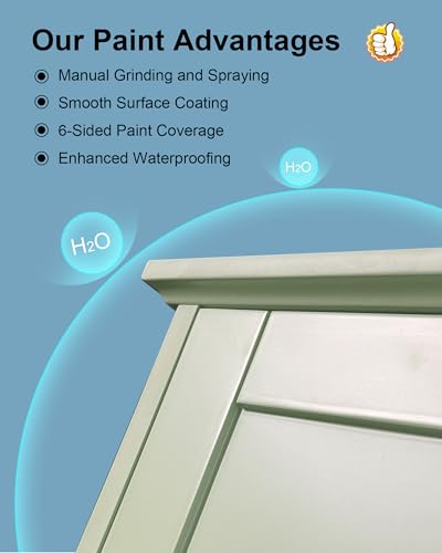 Bathroom Cabinet Wall Mount Buffering Hinge,23"x29" inch Over Toilet Storage Cabinet and Adjustable Shelves, Large Space Wooden Medicine Cabinet (Light Green) - color: Light Green, size: 23x29