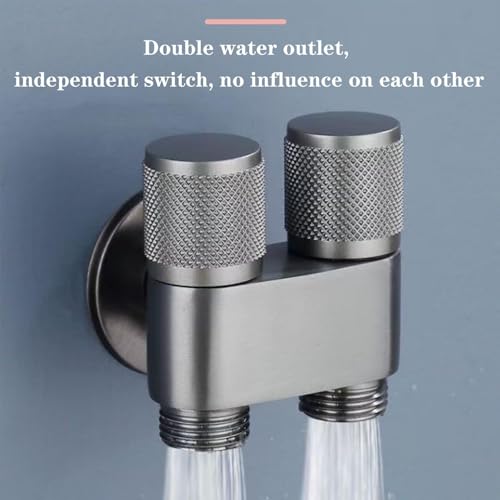Handheld Toilet Bidet Sprayer for Toilet-Adjustable Water Pressure Control with Bidet Hose for Feminine Wash, Stainless Steel Brushed Nickel Bidet Faucet Cloth Diaper for Baby Wash
