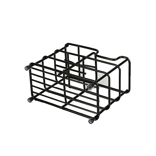 Toothbrush Holder for Bathrooms,Black | Stainless Steel 5 Slot - size: Small