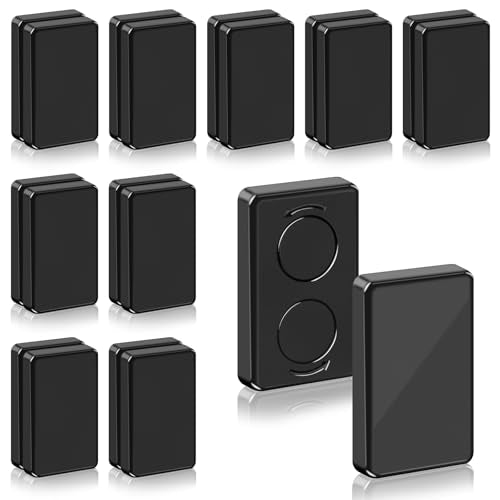 Phoncoo 18 Pcs Outdoor Curtain Weights, Plastic Wrapped Magnetic Drapery Weights, Waterproof Heavy Duty Curtain Magnets for Heavy Wind Outside, Shower Curtain, Tablecloth, Flag (Black) - color: Black-18pcs