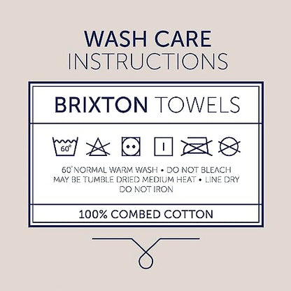 Christy Brixton 4 Piece Towel Set | Saffron Yellow | 100% Cotton | Ultra Soft | Super Absorbent | 600GSM | 2 Bath Towels 2 Hand Towels - color: Saffron, size: 2 Hand 2 Bath Set