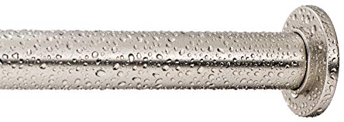 Ivilon Tension Curtain Rod - Spring Tension Rod for Small Windows or Shower, 16 to 24 Inch. Satin Nickel - color: Satin Nickel