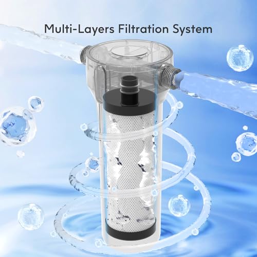Lifefilter Carbon Shower Head Filter, 2.0 Carbon Shower Filter | Removes chlorine, heavy metals and other impurities from the water, improving dry skin and hair (2 Pack) - style: Carbon Replacement Filter