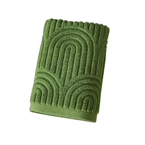 Waffles Weave Bath Towel 40X70Cm High Absorbency for Gym Hotel and Home Use in 4 Color Rapiddry Hand Towel - color: Green